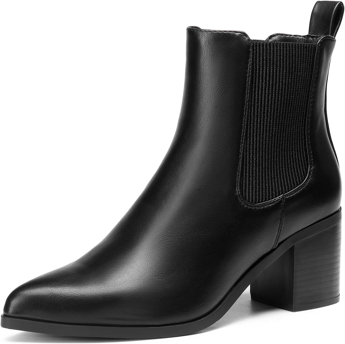 DREAM PAIRS Women's Retro Elastic Chelsea Ankle Boots for Fall