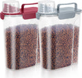 5-7Lbs Pet Food Storage Bin with Easy Pour Nozzle for Dogs and Cats