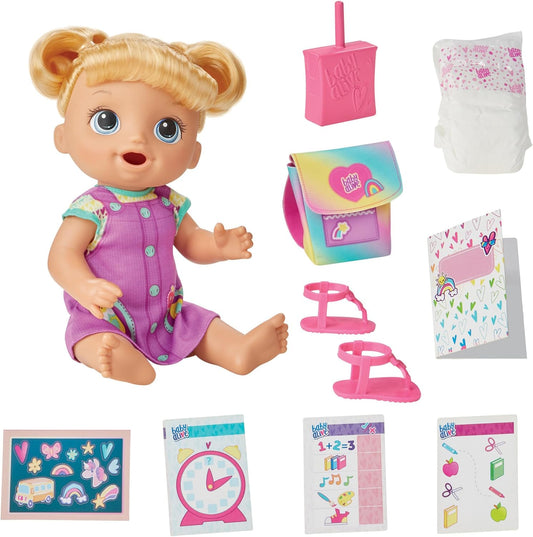 Baby Alive School Doll Set - 12 Inch Preschool Toy
