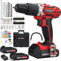 Cordless Drill Set 20V Power Drill Kit - Compact 32NM Torque