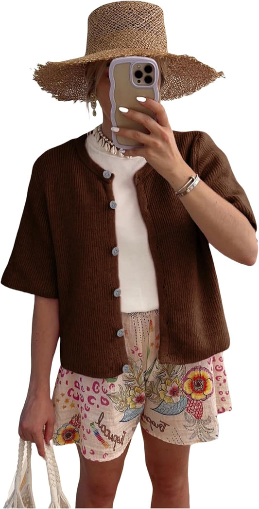 SCUSTY Women's Lightweight Cardigan for Summer Style and Comfort