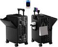 Zipperless Luggage 22x14x9 Aviation Certified Carry-On