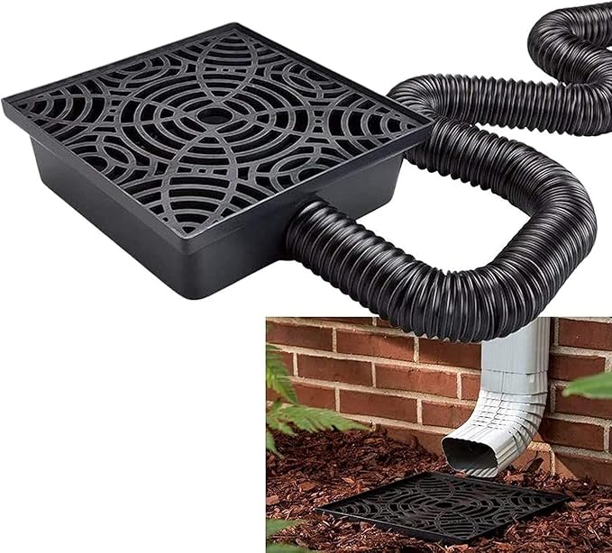 Amerimax 12-in No Dig Low Profile Catch Basin Downspout Extension