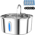 Cat Water Fountain 3.2L Stainless Steel Pet Drinking Fountain - Quiet