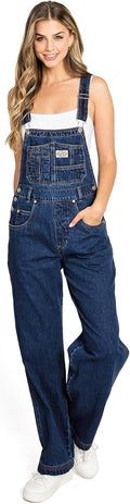 90s Retro Dungaree Utility Soft Denim Jumpsuit Overalls - Retro thick