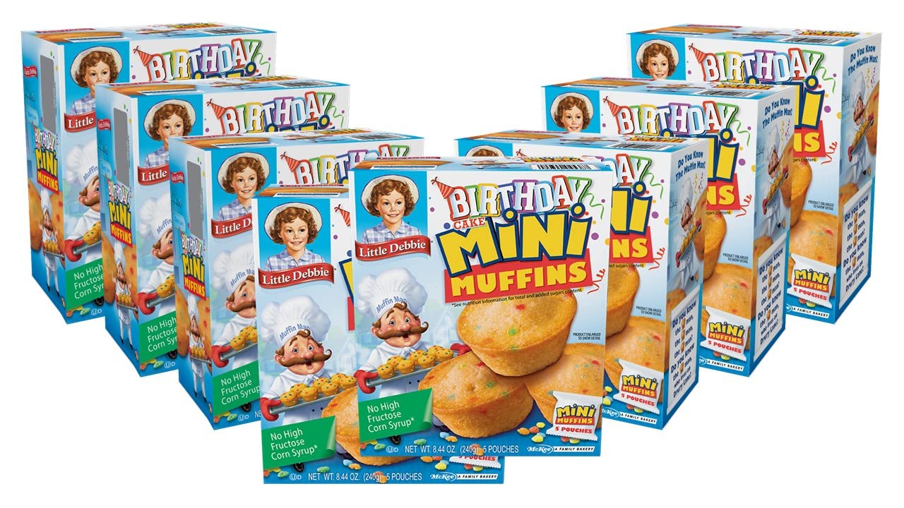 Little Debbie Birthday Cake Mini Muffins for Sweet Treats