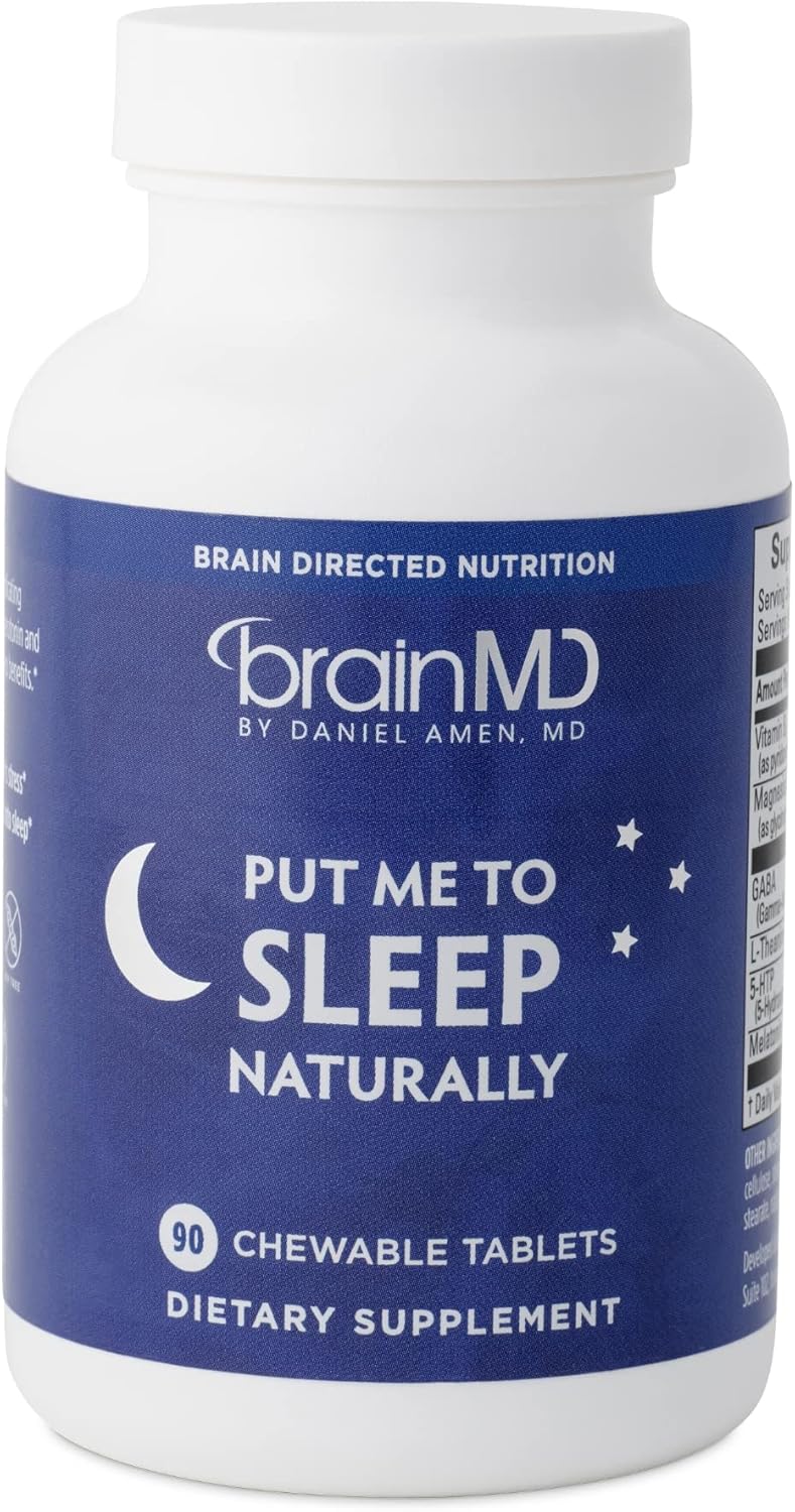BRAINMD Put Me to Sleep Naturally Chewable Tablets Review