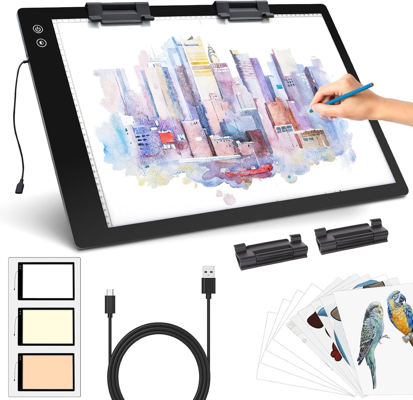 A2 Tracing Light Box Rechargeable - Ultra-Thin Light Pad