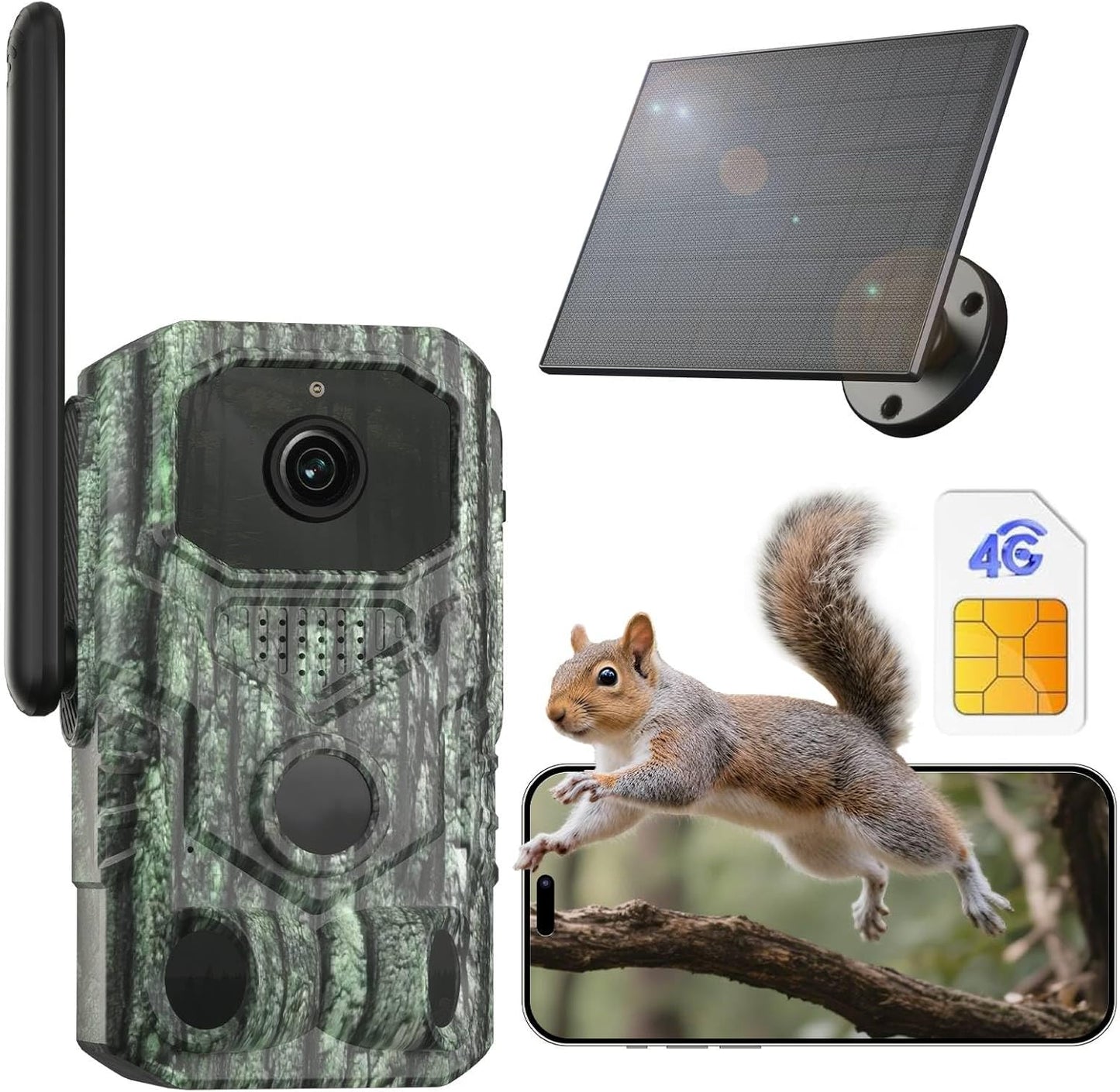 XEGA 4G LTE Cellular Trail Camera with No Glow Night Vision