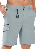 Men's Casual Cargo Shorts 9in Lightweight Hiking Golf Work - Quick Dry