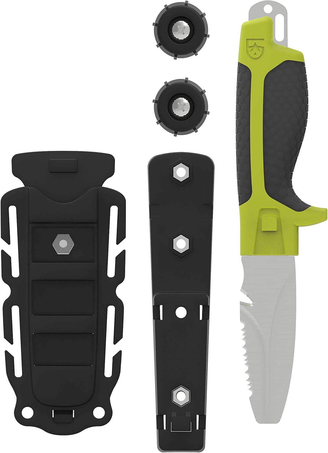 GEAR AID Dive Knife for Rescue | Blunt 3 Tip