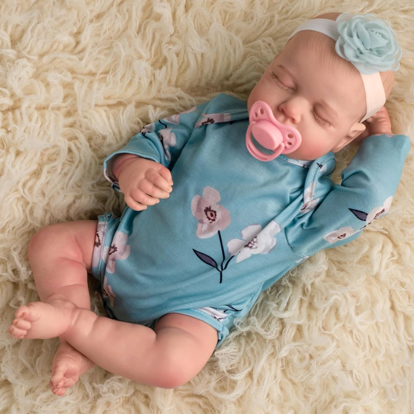 Jirachi 18-Inch Realistic Reborn Baby Doll for Kids Age 3