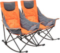 SUNNYFEEL Rocking Camping Chair - Luxury Padded Recliner for Outdoor