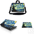 LSS 15-15.6in Laptop Sleeve Bag with Skin Sticker & Mouse Pad