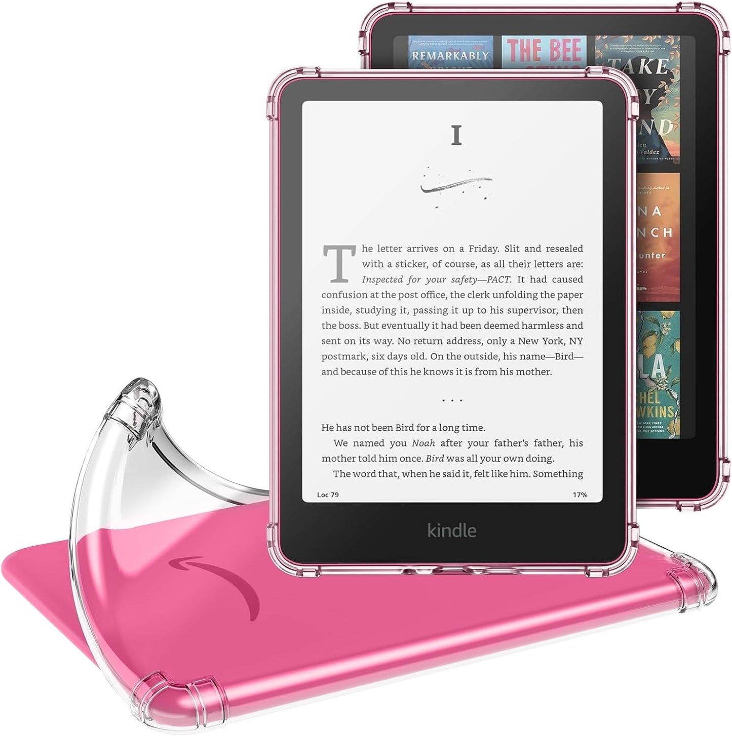 MoKo Case for 7in Kindle Paperwhite 12th Gen - Ultra Thin Clear