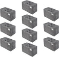 VENO 10 Pack Moving and Storage Bags - Large Heavy Duty Totes