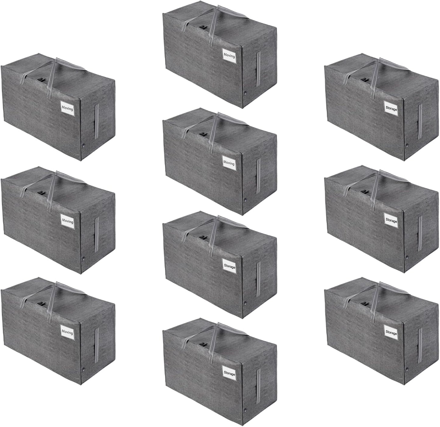 VENO 10 Pack Heavy Duty Moving and Storage Bags for Easy Packing
