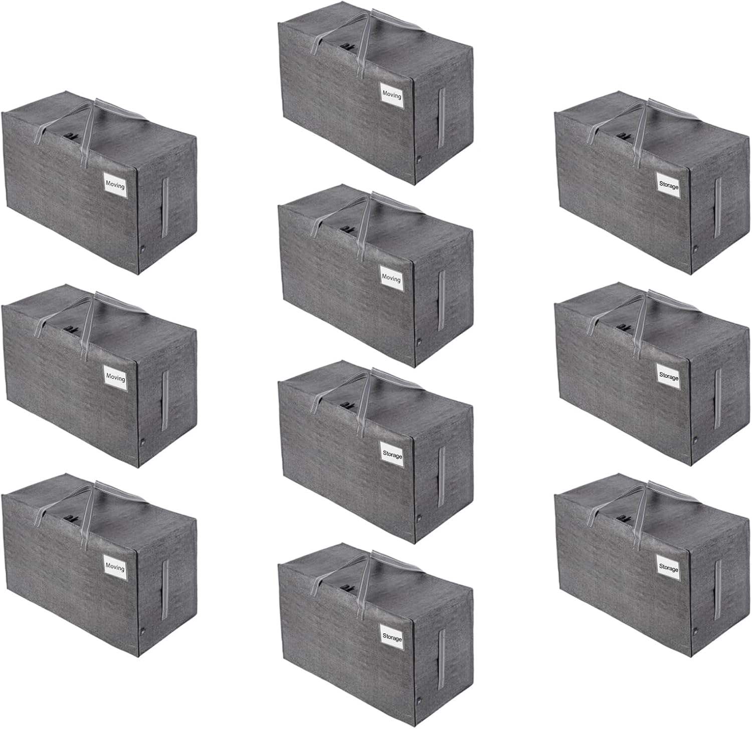 VENO 10 Pack Heavy Duty Moving and Storage Bags for Easy Packing