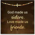 Cross Bracelet for Women Sterling Silver - Gift for Sisters
