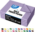 Party Solids Lavender Tissue Paper 20 in x 30 in - Bulk 480 Sheets