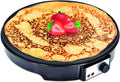 Nonstick Crepe Maker | Adjustable Temp Control | Recipe Book