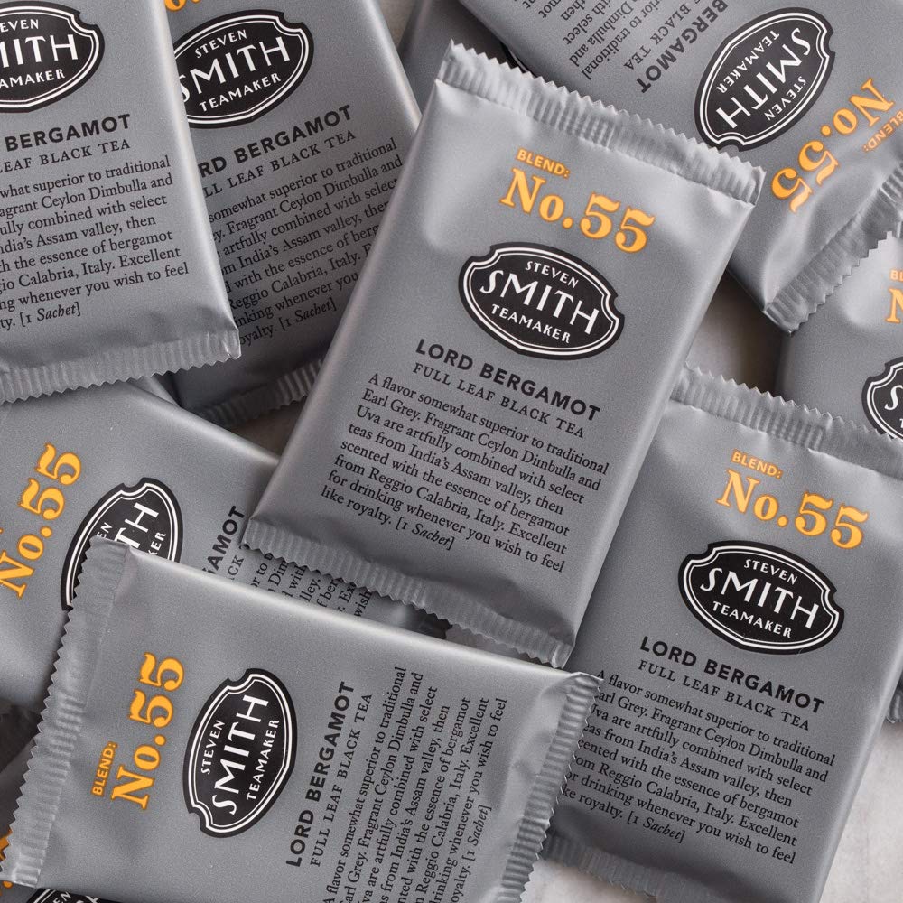 Lord Bergamot No. 55 Black Tea Bags - Caffeinated & Sugar-Free