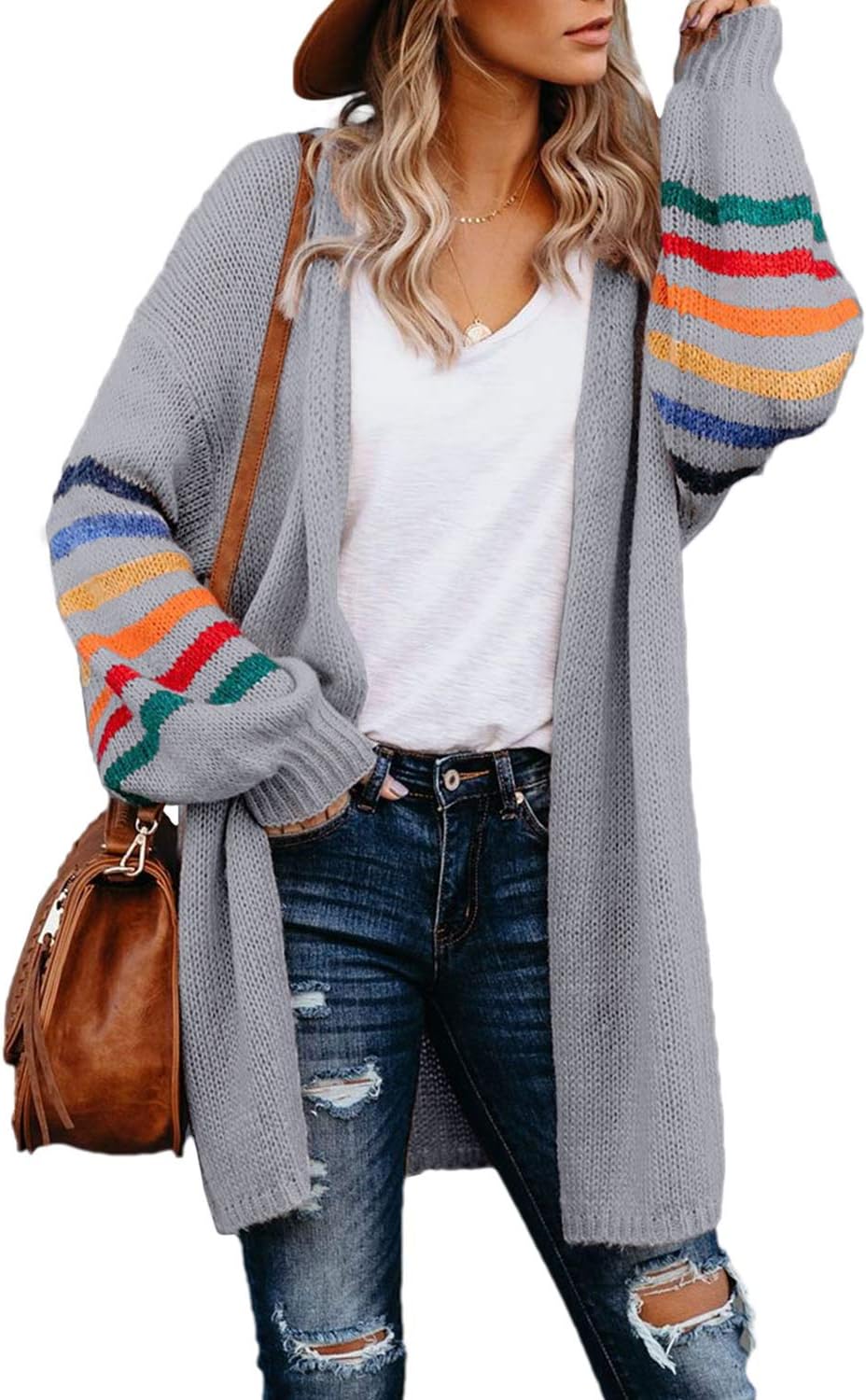 Dokotoo Women's Long Open Front Cardigans for Cozy Style