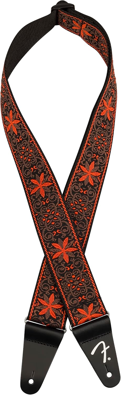 Fender Pasadena Guitar Strap - Adjustable Length, Leather Ends, Warranty