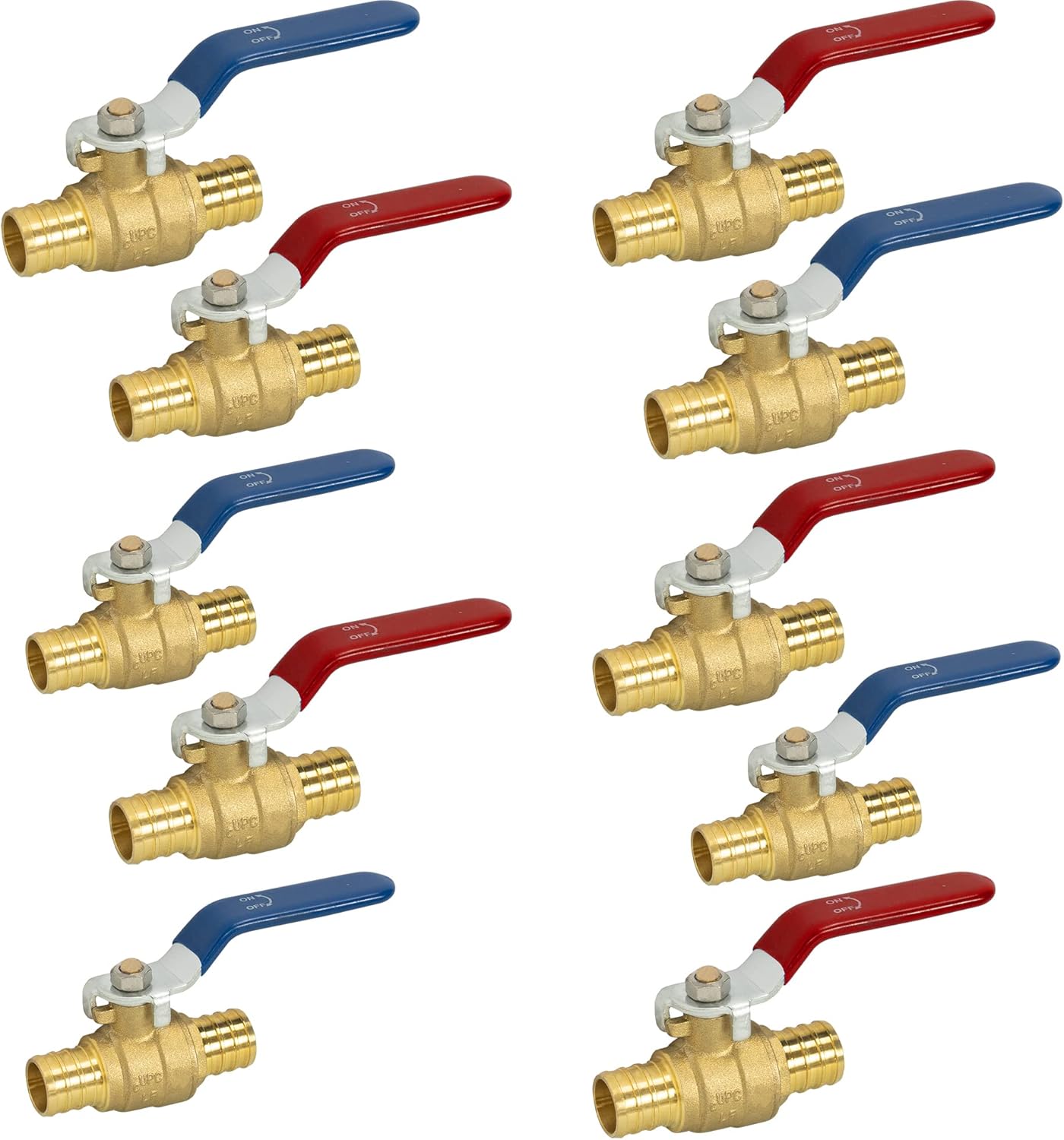 High Quality 3/4 Inch Pex Brass Full Port Shut Off Ball Valves