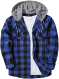 Stylish Men's Plaid Hoodie - Casual & Lightweight