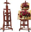 H-Frame Foldable Easel Adjustable Height & Angle - Removable Floor