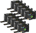 GREENCYCLE Compatible TZe-354 Gold on Black Label Tape 10-Pack