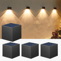 Solar Wall Lights Outdoor Square Modern Wall Sconce - Long Run Time