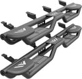 Three Raised Steps CrewMax Cab Running Boards Compatible