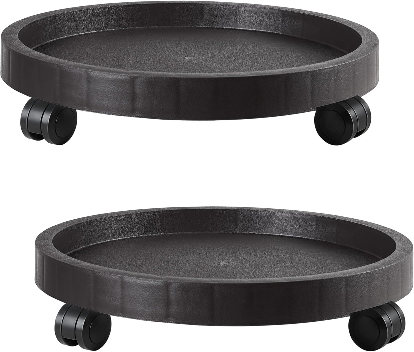 14.2 Inch Planter Caddies with Wheels for Easy Plant Movement