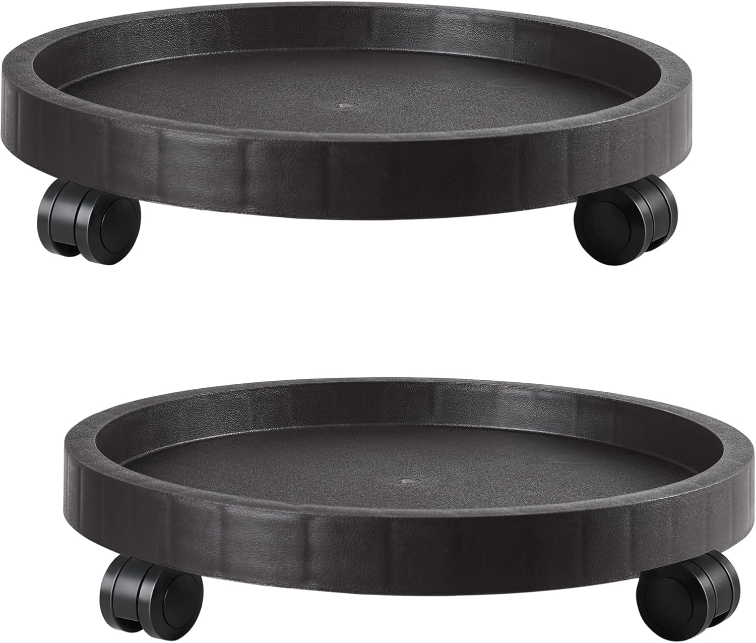 14.2 Inch Planter Caddies with Wheels for Easy Plant Movement