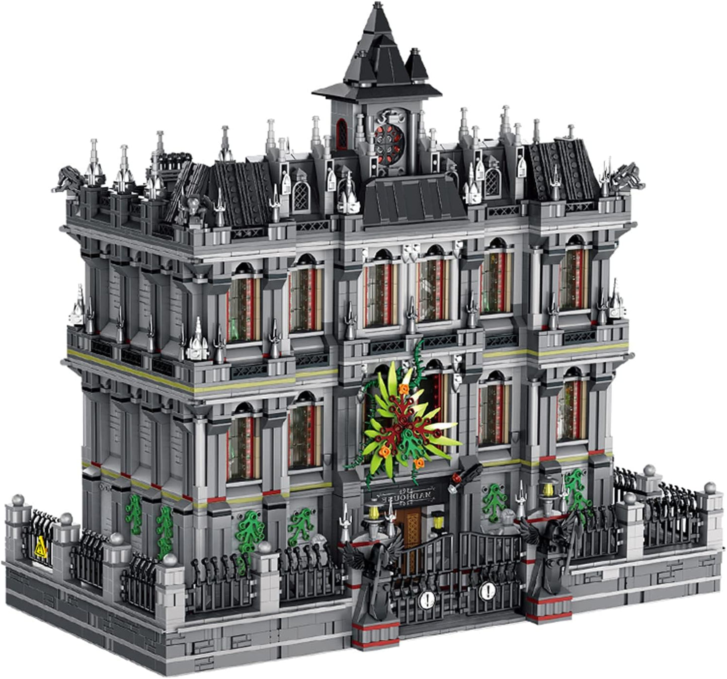 Three Level Madhouse Modular Building Blocks Set with LED Lighting