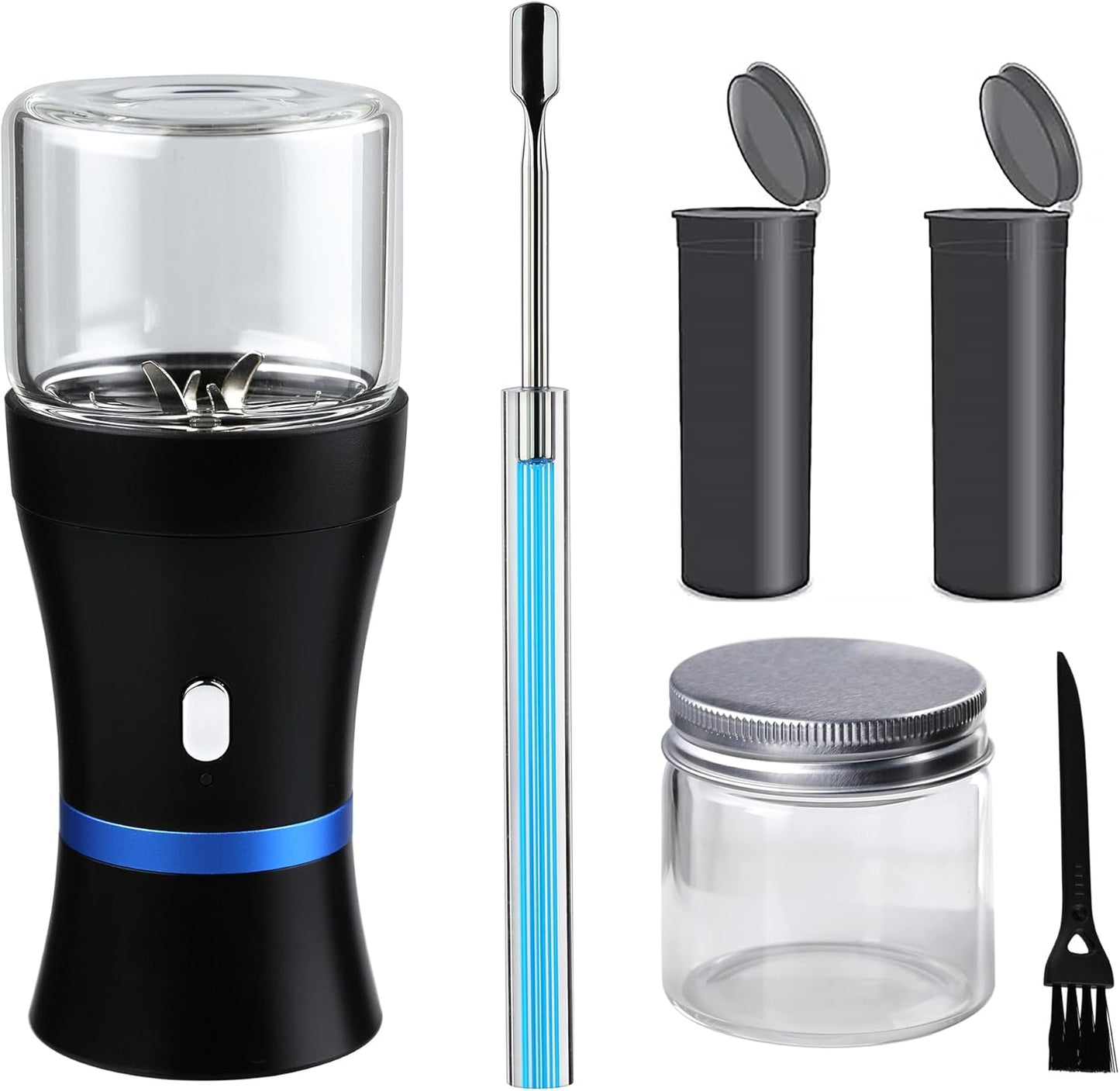 Spacenight Electric Herb Grinder for Flower Buds - Compact & USB