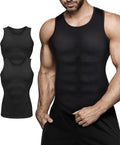 Mens Compression Shirt Slimming Body Shaper Vest - Instant Slimming is