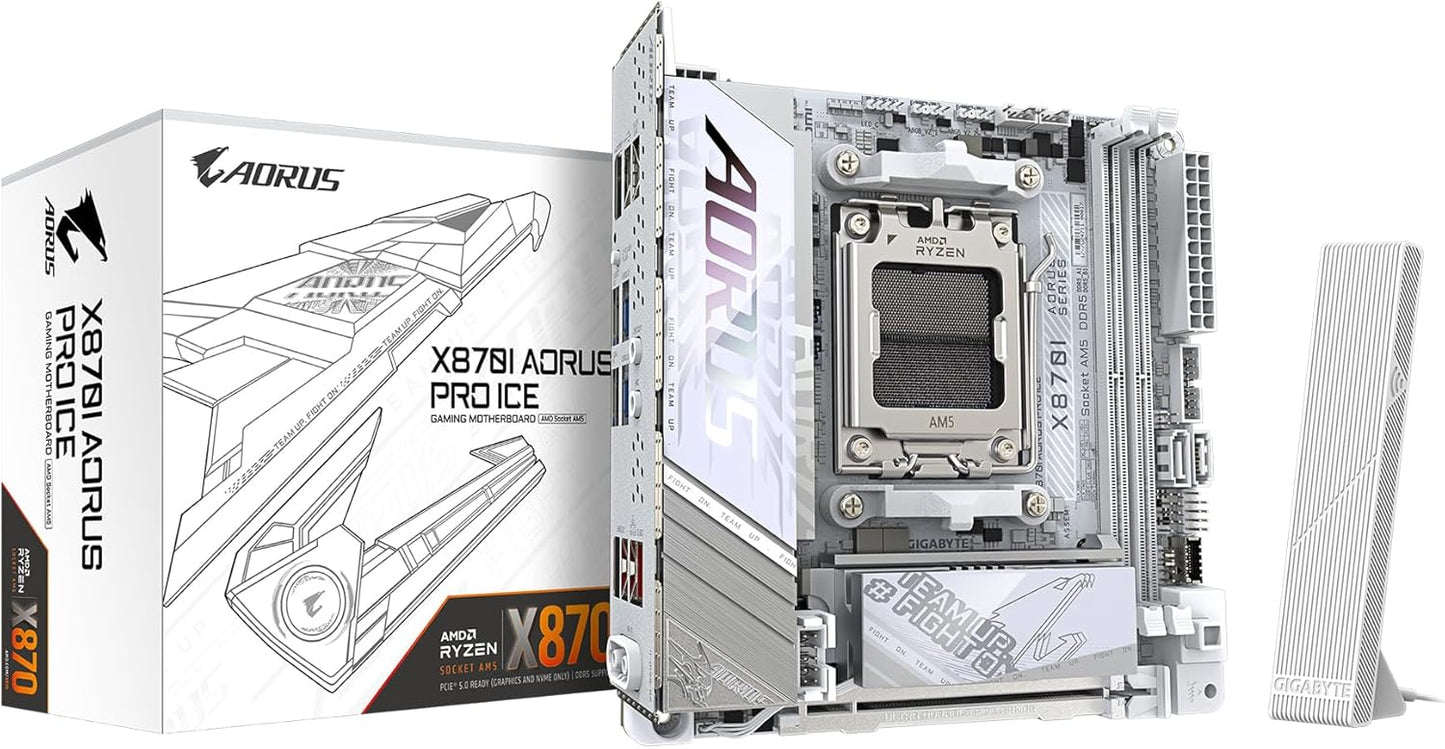 GIGABYTE X870I AORUS PRO ICE Mini-ITX Motherboard Review