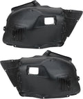 TRQ Front Inner Fender Liner Set Compatible with 2006-2012 BMW