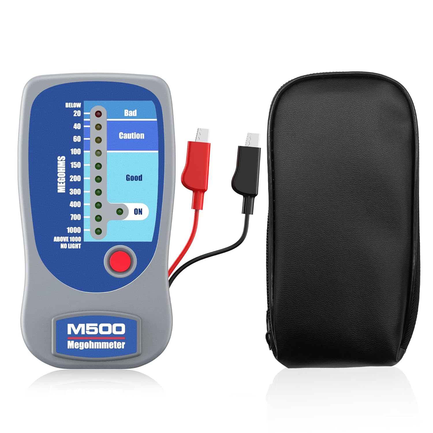 M500 Megohmmeter for Insulation Testing with 1000 Megohms Range