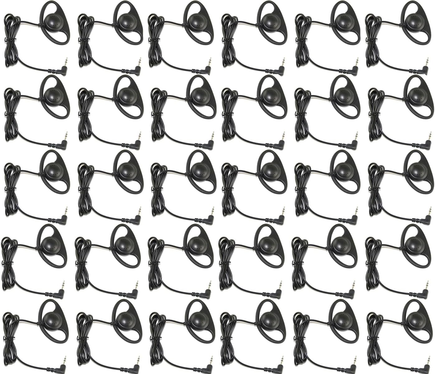 EXMAX DTP-03 D-Shape Ear Hook Clips for Headphones and Tablets