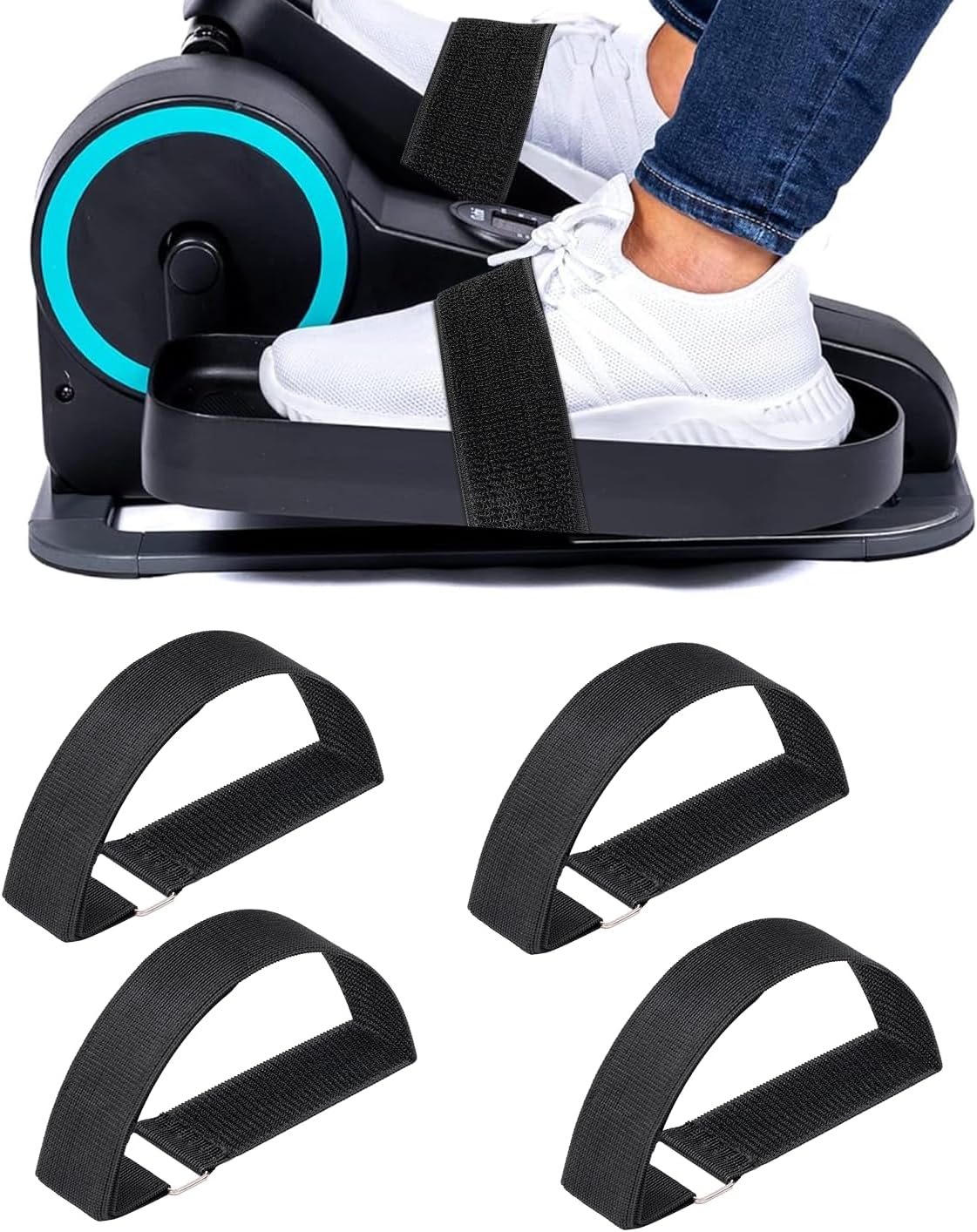 Improve Leg Workout: AddWin Foot Straps, 4 Pack