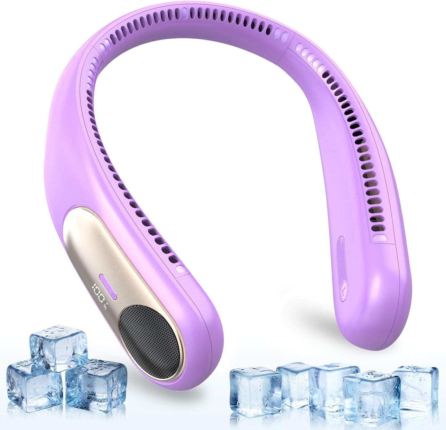 Portable Neck Fan with 360 Cooling for Hands-Free Comfort