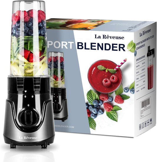 Portable 300W Smoothie Blender with BPA-Free Bottle