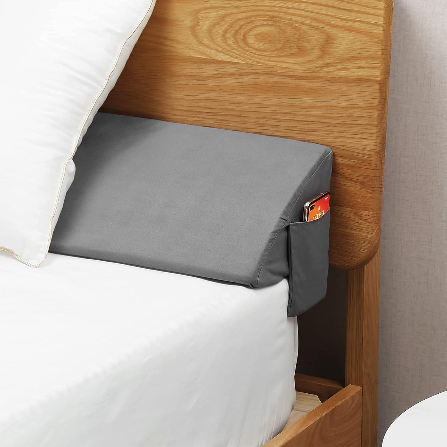 Vekkia Cal King Wedge Pillow for Headboard Gap Filling Solution