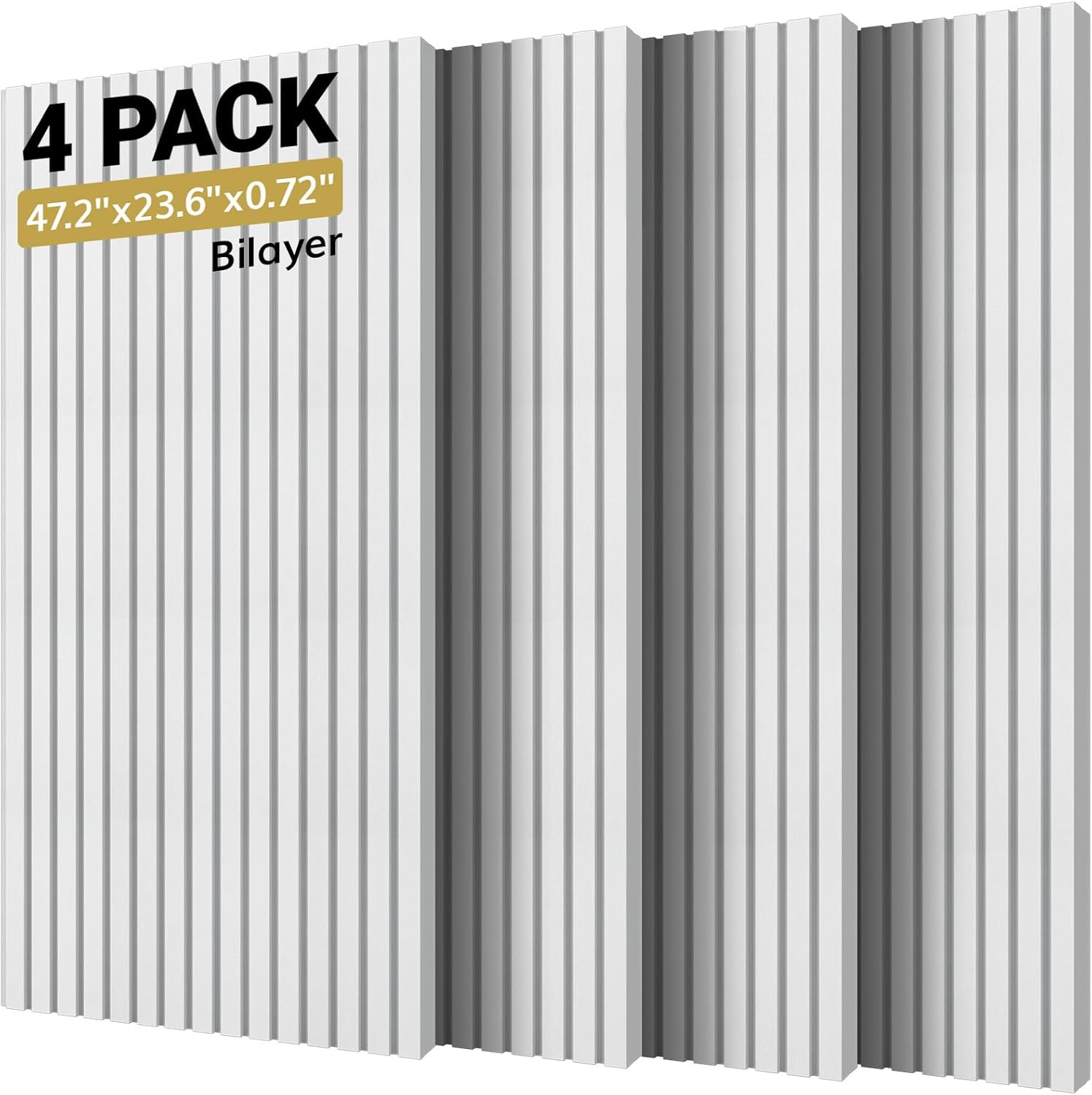TONOR Dual-Layer Acoustic Wall Panels for Soundproofing Decor