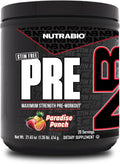 NutraBio STIM-Free PRE Workout for Men New Formula - Laser Focus