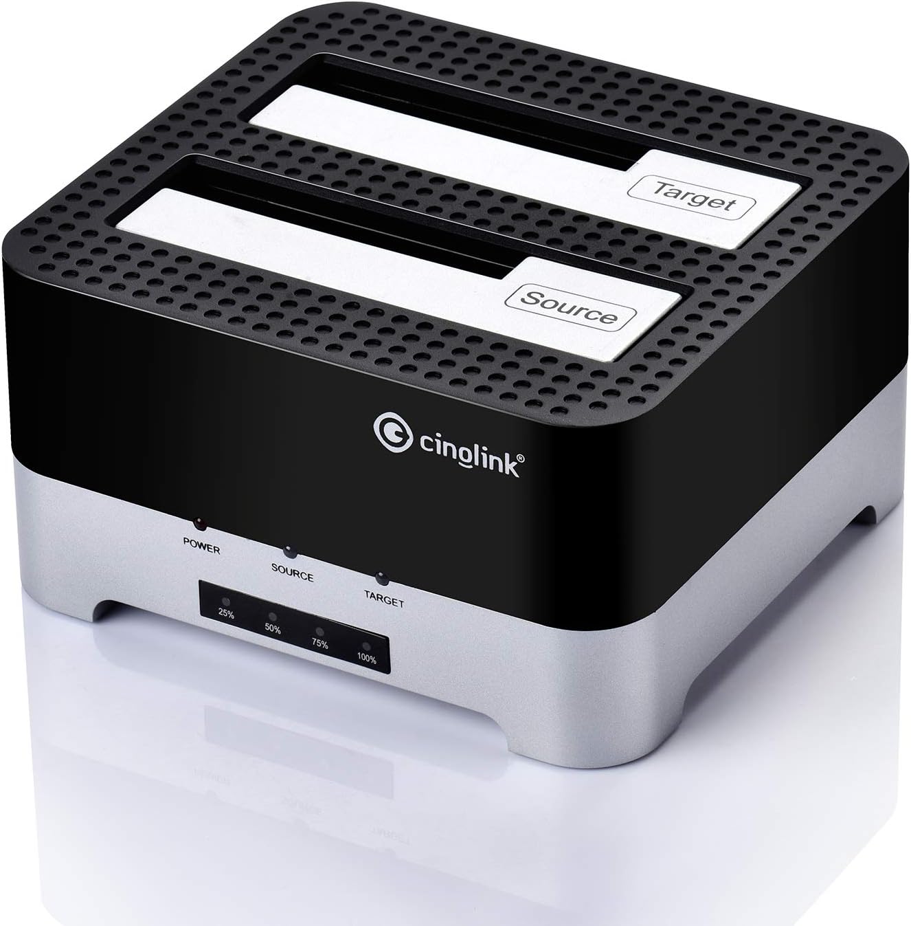 Cinolink Dual Bay HDD Duplicator: Clone 12TB in Seconds!